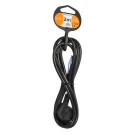 Flexo kabel 2m/3x0.75 černá šňůra/PVC